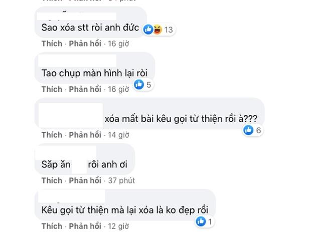 Rộ tin Anh Đức xóa bài kêu gọi từ thiện, thực hư ra sao?