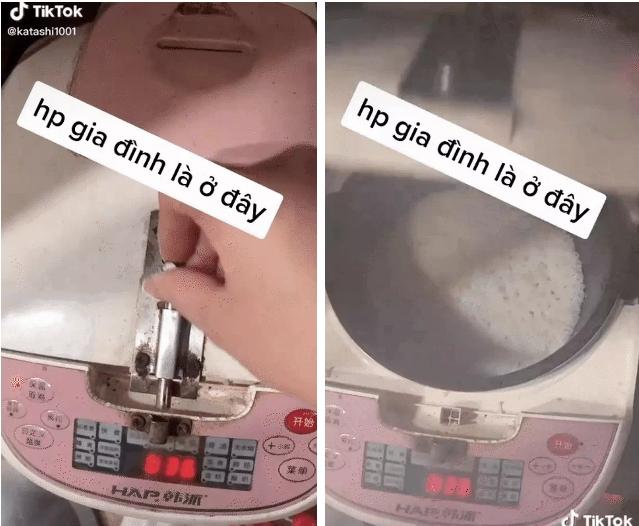 Không nhịn được cười chiếc nồi cơm điện độc nhất vô nhị thế giới-1