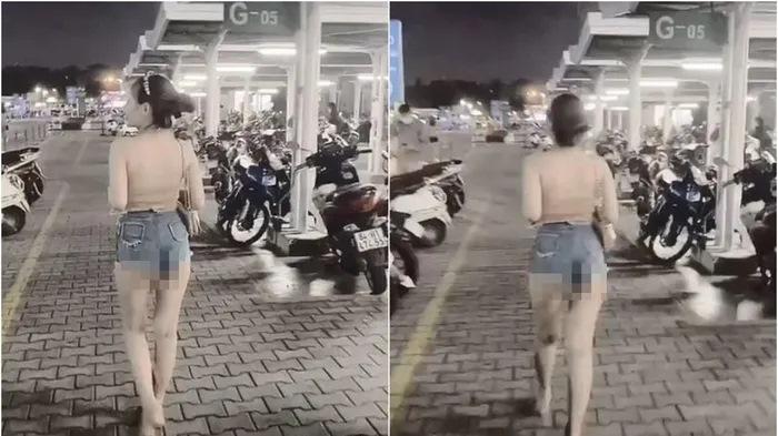 Gái xinh lĩnh đủ gạch đá vì mốt quần không che nổi bàn tọa-3