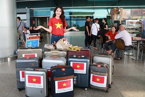 Hoa hậu Việt vác hành lý đi thi: Người cần 200kg, cô 5 vali là đủ-14