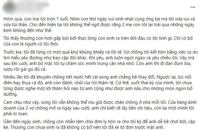 Vợ đi đẻ, cầu xin chồng vào thăm con ai ngờ câu trả lời quá phũ-1