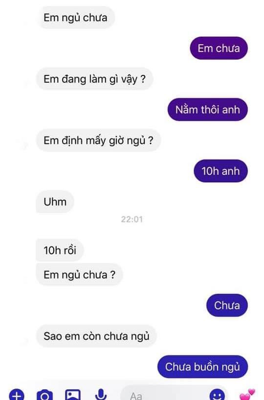 Tán gái vạn năm hỏi 1 câu đòi crush đáp lại á, còn lâu!-1