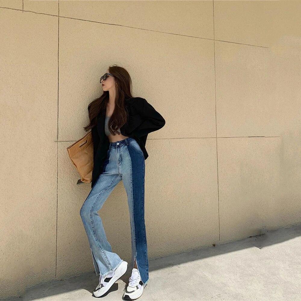 Hailey Bieber lăng xê quần xẻ ống biến hóa từ gợi cảm đến cá tính-8