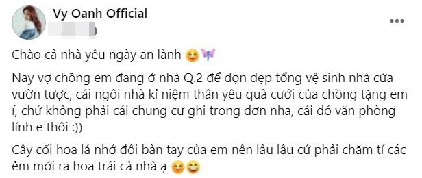 Động thái Vy Oanh trong ngày nữ đại gia thông báo đến nhà-2