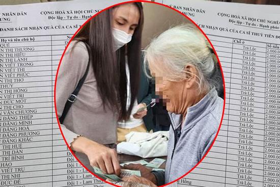 Quảng Trị: Số tiền Thuỷ Tiên từ thiện ít hơn so với biên bản 4,2 tỷ