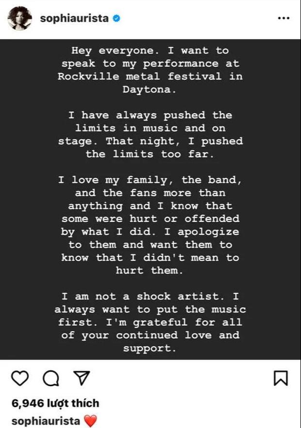 Nữ ca sĩ tiểu lên mặt khán giả: Tôi không cố ý gây tổn thương-2