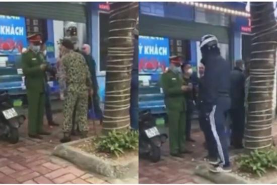 Kinh hoàng nhân viên bảo vệ chém gục khách giữa phố Hà Nội