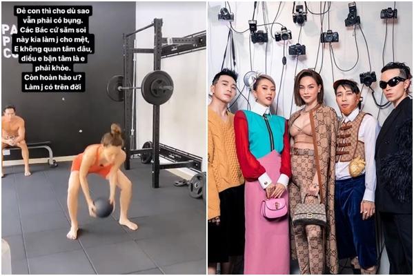 Hồ Ngọc Hà mừng sinh nhật trong bộ đầm xẻ tận rốn-10