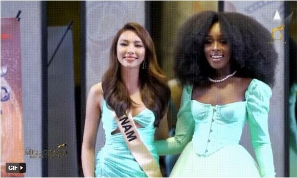 Thùy Tiên đeo sash dõng dạc hô to Việt Nam tại Miss Grand-3