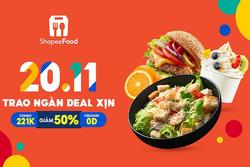 ShopeeFood tặng loạt deal xịn nhân ngày Nhà giáo 20.11