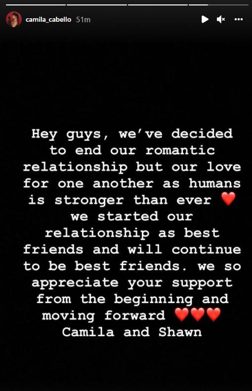 NÓNG: Shawn Mendes chia tay Camila Cabello sau 2 năm hẹn hò-3