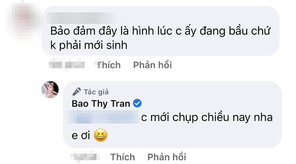 Bảo Thy lộ diện sau sinh, gương mặt còn sưng gây chú ý-4