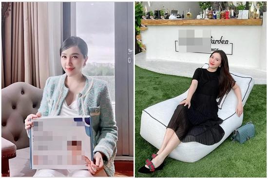 Bảo Thy lộ diện sau sinh, gương mặt còn sưng gây chú ý