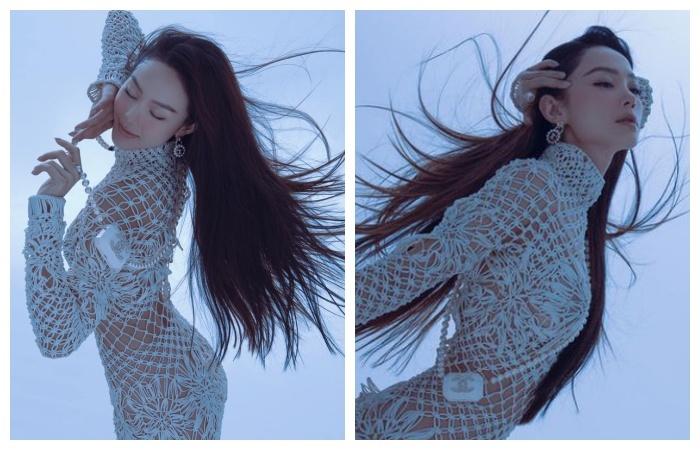 Sao Việt diện váy lưới: Minh Hằng á khẩu, Phí Phương Anh hút hồn-2