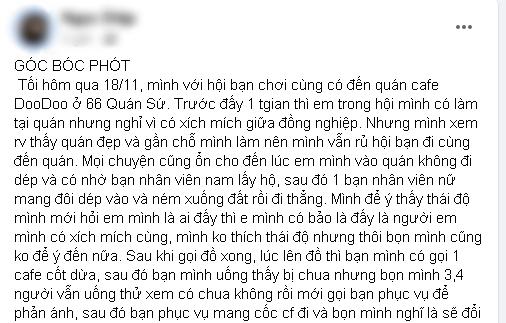 Khách đổi đồ uống vì bị thiu, quán hẹn tẩn khách tội gây sự-1