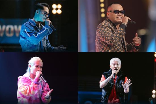4 'quái kiệt' nón vàng 'Rap Việt': Ai được nhắm Quán quân?