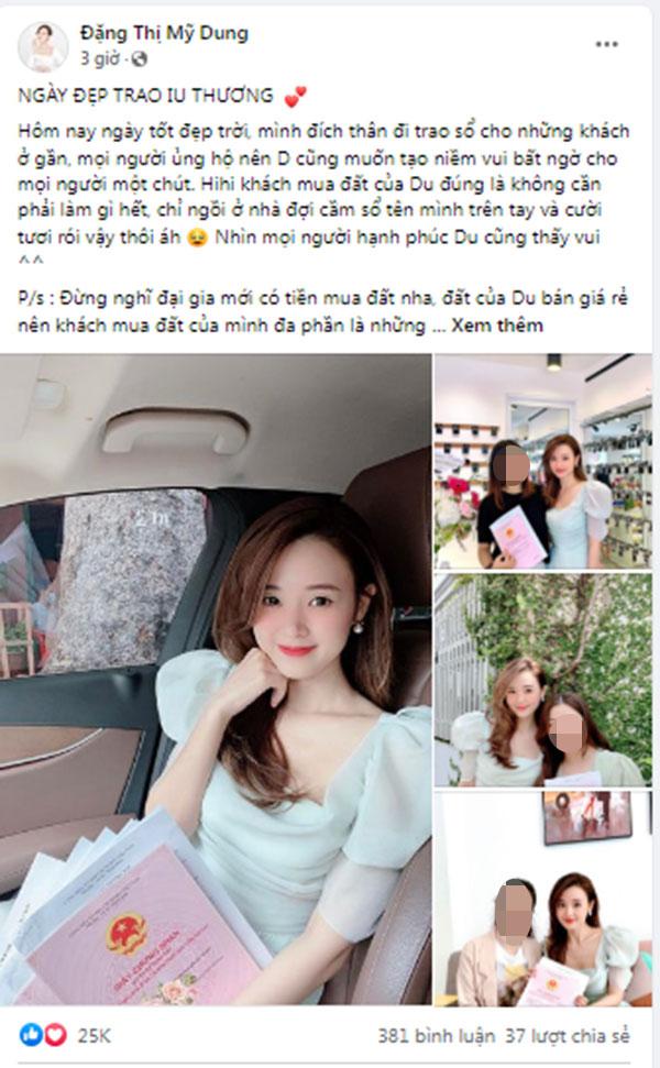 Sốc ảnh Midu khoe cầm trên tay cả xấp sổ đỏ, caption gây tò mò-1