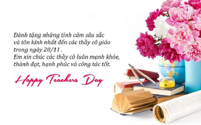 Lời chúc ngày 20/11 hay và ý nghĩa dành tặng thầy cô-3