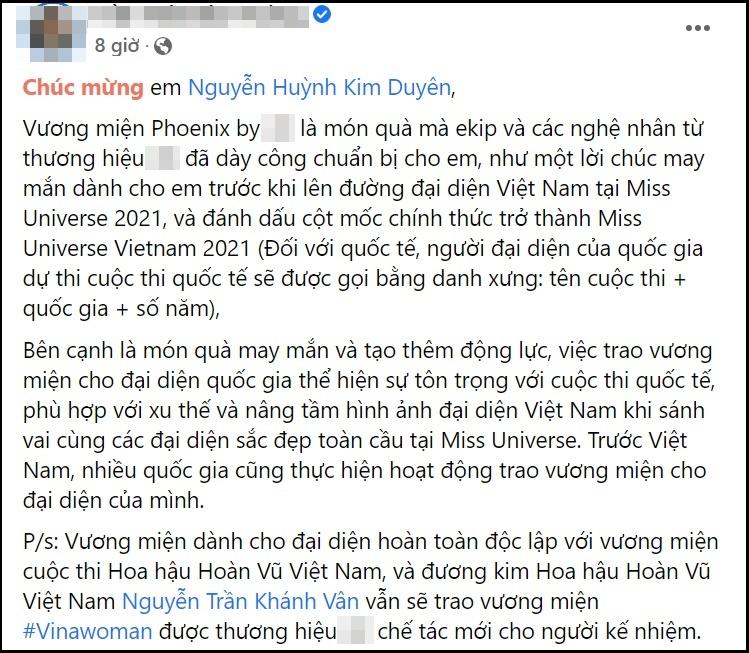 Kim Duyên được trao vương miện: Không thể là hoa hậu-6