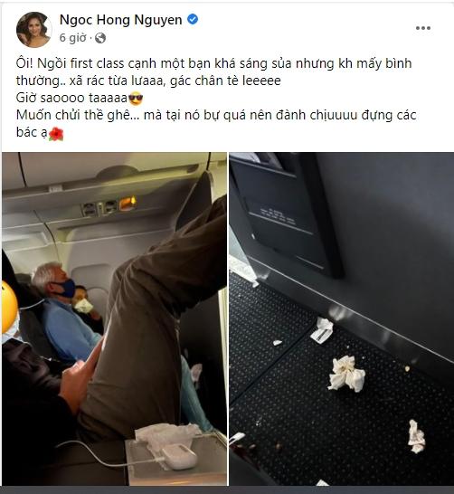 Hồng Ngọc tung ảnh bố đời trên máy bay, bức xúc chửi thề-1
