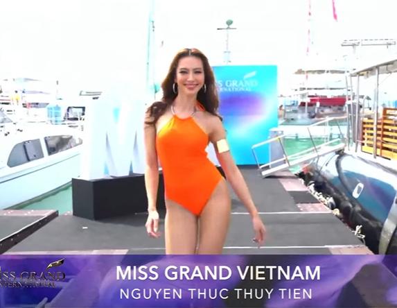 Thùy Tiên catwalk bikini đã cái nư tại Miss Grand dù ngộ độc sát giờ G-4