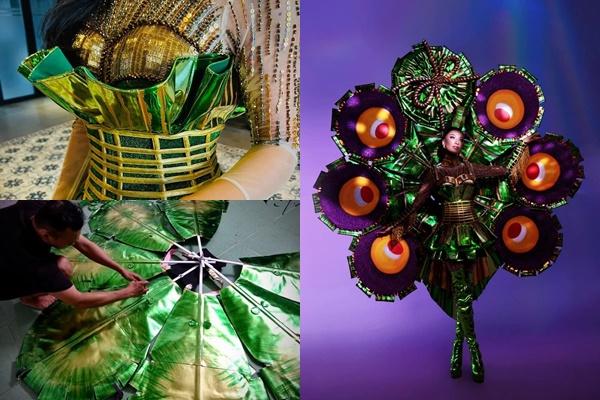 Kim Duyên sao chép từ đầm dạ hội đến kiểu tóc giống Miss Venezuela?-10