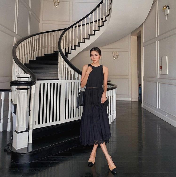 Hà Tăng tái xuất sau sinh lần 3: Vóc dáng mẹ bỉm nuột khó tin-6