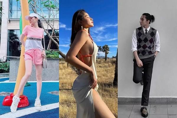 Thời trang sao Việt: Thúy Vi khoe vòng 1 ngộp thở - Chi Pu hóa cao bồi-11