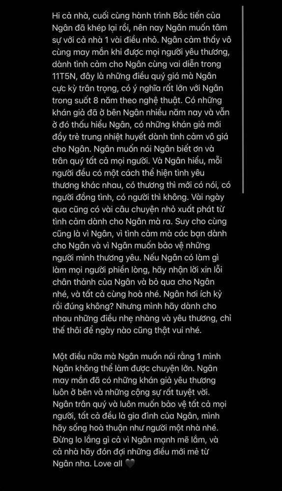 Khả Ngân viết tâm thư dài xin lỗi về loạt ồn ào đời tư-1