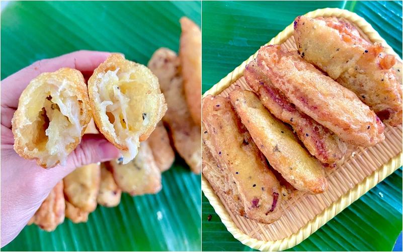 Tuyệt chiêu làm bánh chuối chiên phồng giòn rụm bằng cơm nguội-9