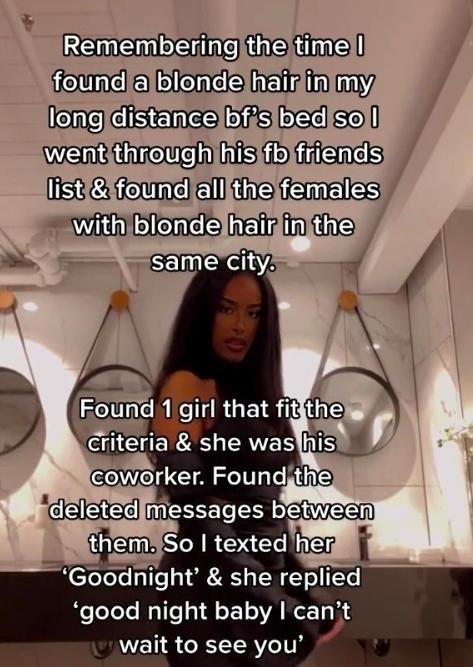 Từ sợi tóc trên gối, cô gái tìm ra tiểu tam theo cách ngoạn mục-1