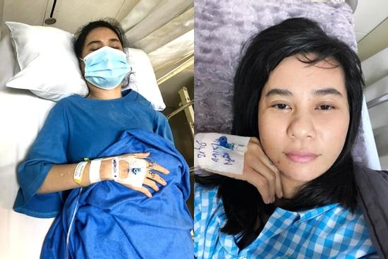 Cát Phượng nhập viện cấp cứu vì tiền đình 'quật'