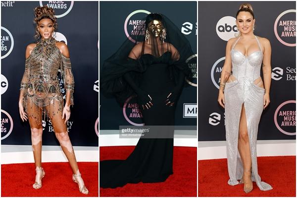 Cardi B thay 8 bộ đồ tại AMA 2021-11