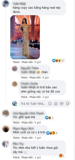 Kim Duyên sao chép từ đầm dạ hội đến kiểu tóc giống Miss Venezuela?-7