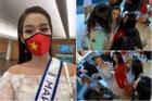 Đỗ Hà 'zẩy đầm' tại Miss World, đeo ngược dải băng Vietnam