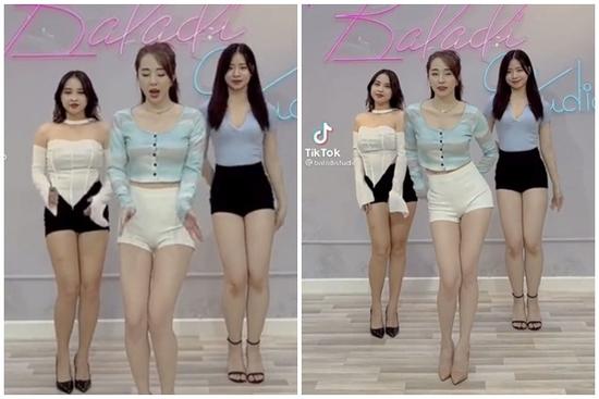 Giật nảy Quỳnh Nga mặc quần bó chẽn lộ luôn 'tam giác mật'