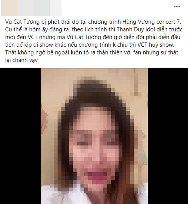 Vũ Cát Tường bị bóc phốt thái độ lồi lõm với Thanh Duy?-2
