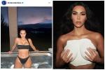 Được bồ trẻ kém 13 tuổi khen sexy, Kim Kardashian càng hở bạo