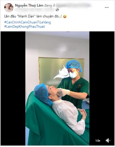 Hoa hậu Hoàn vũ Việt Nam đầu tiên Thùy Lâm công khai tiêm cằm-2