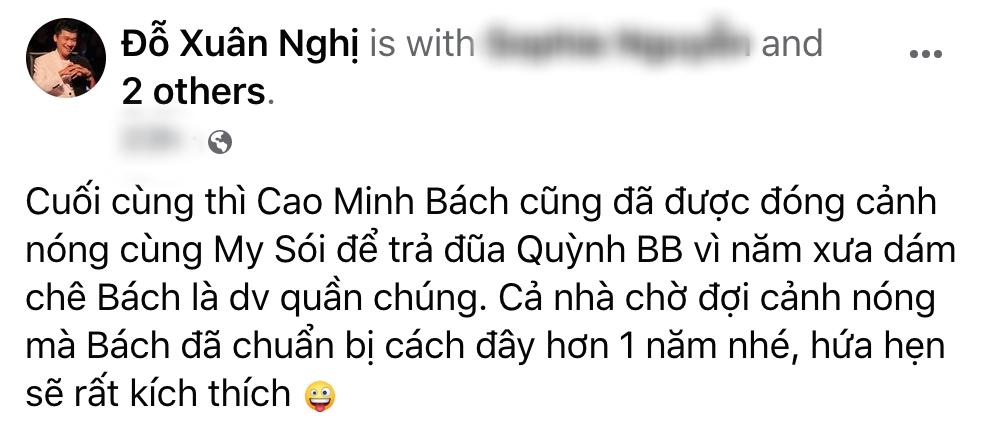 Mr. Cần Trô háo hức được đóng cảnh nóng với My sói-1