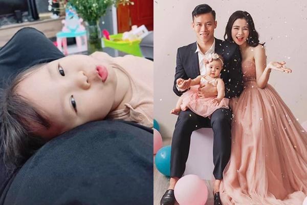 Mới 3 tuổi con gái Quế Ngọc Hải đã biết nịnh nọt bố-5