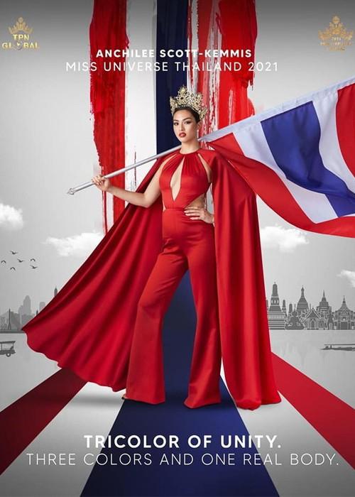 Hoa hậu Thái Lan bị kiện vì ảnh đứng trên quốc kỳ-1