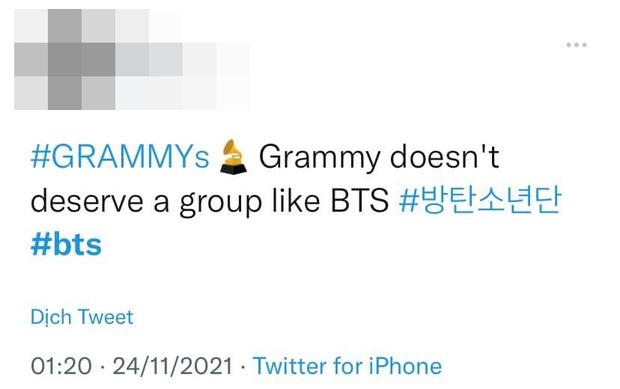 Fan BTS thịnh nộ khi thần tượng chỉ mang về 1 đề cử Grammy-4