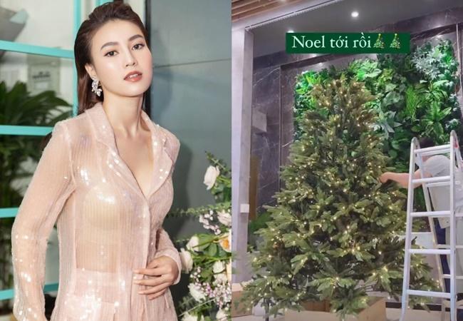 Sao Việt trang trí Noel: Hà Hồ đơn giản, Cường Đô La lộng lẫy-9