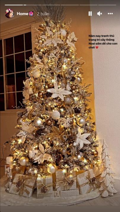 Sao Việt trang trí Noel: Hà Hồ đơn giản, Cường Đô La lộng lẫy-6