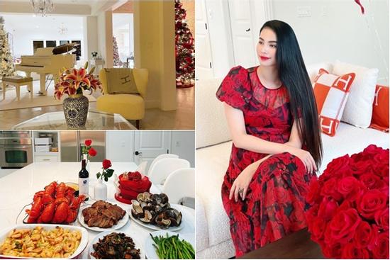 Phạm Hương chăm chút biệt thự mới