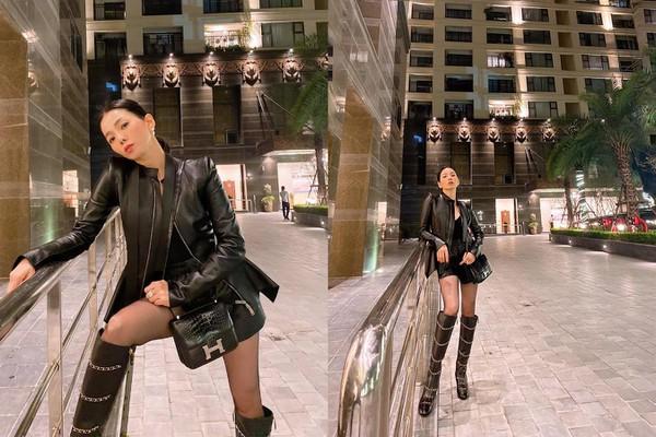 Mặc đồ da: Lệ Quyên khoái xài lại, Xuân Lan - Hà Anh cực chiến-1
