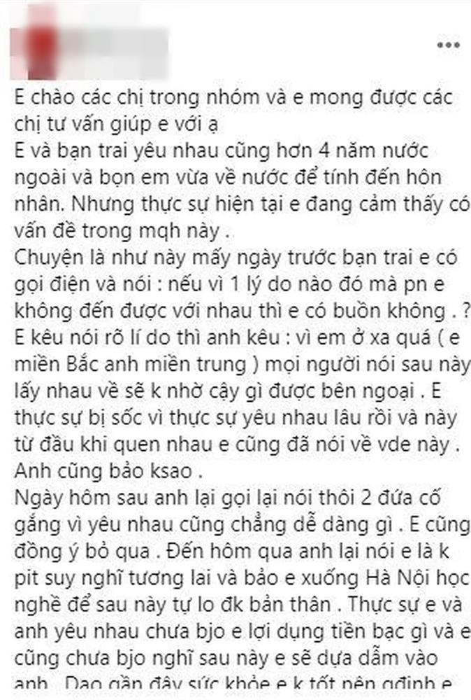 Yêu nhau 4 năm, bạn trai đánh bài chuồn bằng lý do khó đỡ-1