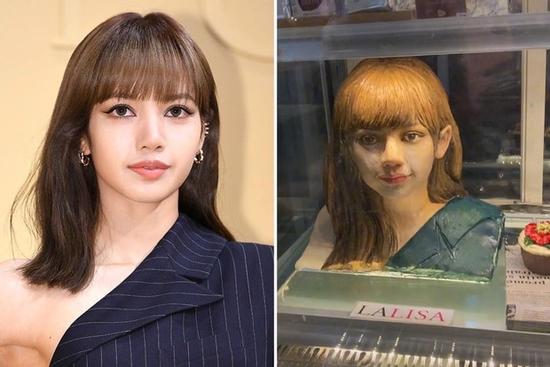 Bánh kem của fan cuồng Lisa BLACKPINK gây thắc mắc
