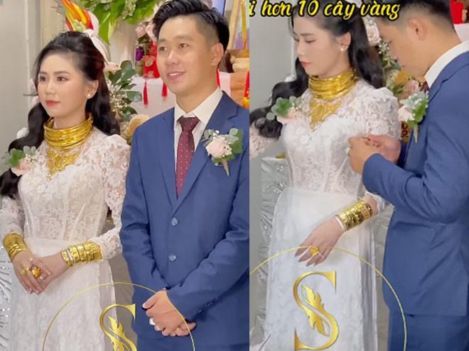 Cô giáo lấy chồng, gia đình trao vàng 30 phút chưa xong-1